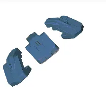 11081279 11081277 11081276 Liebherr Lip Guard Width 240mm מידה 90