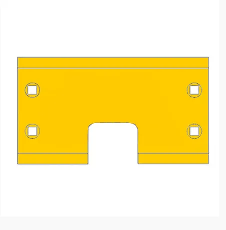 992C 992D Loader Edge Plate 6Y3610, 6Y-3610