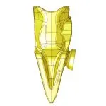 P025T PC220 PC250 PC270 KOMATSU KPRIME שן נמר יחיד